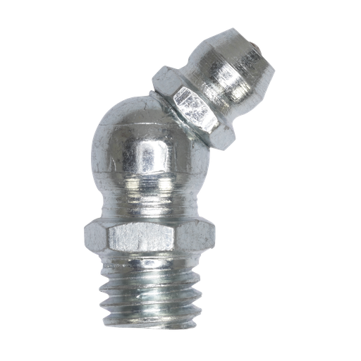 [GNI10] Sealey 45° Grease Nipple 1/4"UNF - Pack of 25
