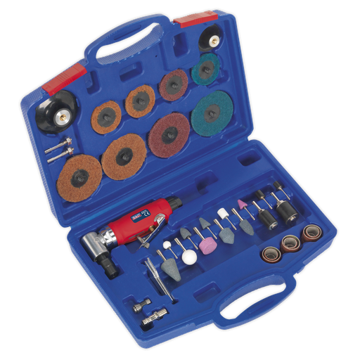 [GSA674K] Sealey Generation Air Angle Die Grinding/Sanding Kit 42pc