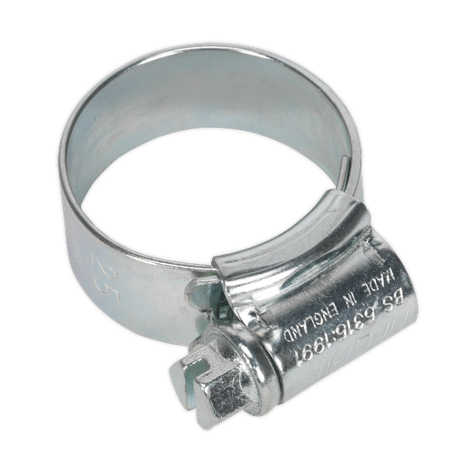 [HCJ0X] Sealey HI-GRIP® Zinc Plated Hose Clip 17-25mm - Pack of 20
