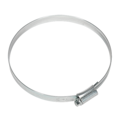 [HCJ6] Sealey HI-GRIP® Zinc Plated Hose Clip 110-140mm - Pack of 10
