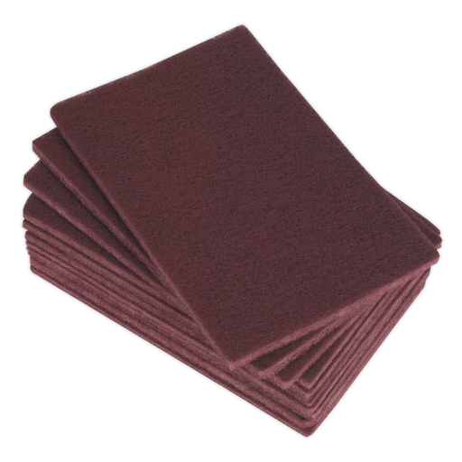 [HP1523M] Sealey Abrasive Finishing Pad 150 x 230mm, Medium - Pack of 10
