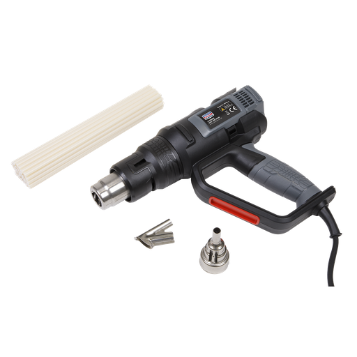 [HS102K] Sealey Premier Plastic Welding Kit including HS102 Heat Gun
