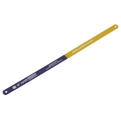 [HSB0224] Sealey HSS Bi-Metal Hacksaw Blade 24tpi 300mm - Pack of 2