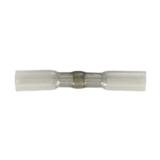 [HSSB25C] Sealey Heat Shrink Butt Connector with Crimp & Solder, Clear - Pack of 25