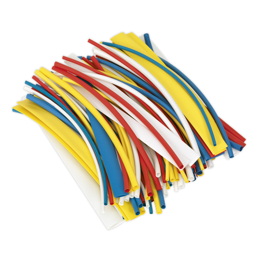 [HST200MC] Sealey Heat Shrink Tubing 200mm 100pc - Mixed Colours