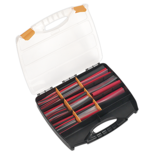 [HSTAL261MC] Sealey Adhesive Lined Heat Shrink Tubing Assortment 100 & 150mm 261pc - Mixed Colours
