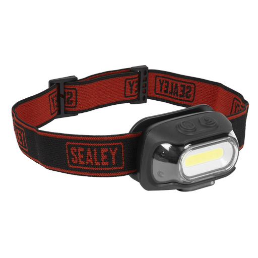[HT08R] Sealey Rechargeable Head Torch with Auto-Sensor 8W COB LED