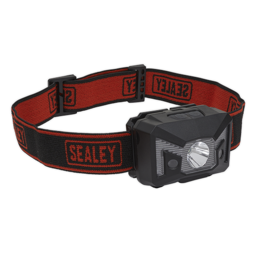 [HT102R] Sealey Rechargeable Head Torch with Auto-Sensor 3W SMD LED