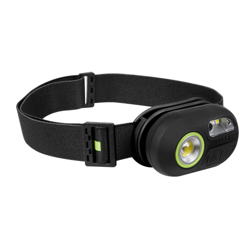 [HT300R] Rechargeable Headlight with Auto-Sensor 3W COB & 1W SMD LED