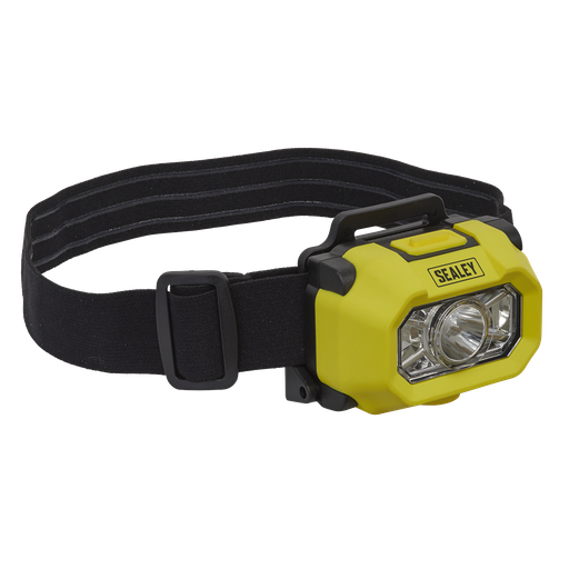 [HT452IS] Sealey Intrinsically Safe Head Torch 1.8W SMD LED ATEX/IECEx Approved