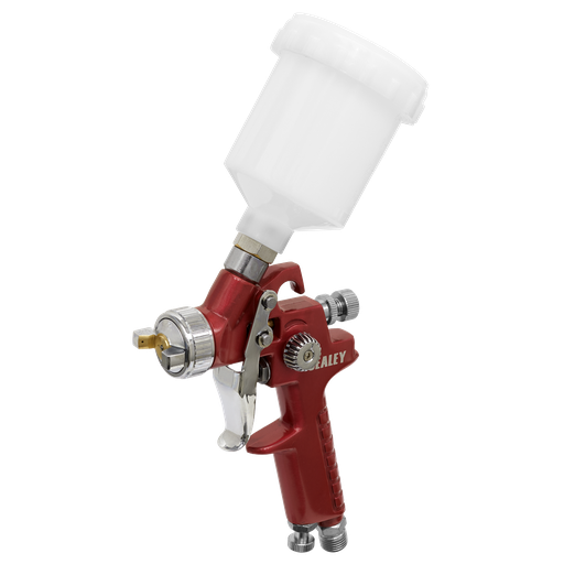 [HVLP731] Sealey Workshop Series HVLP Gravity Feed Touch-Up Spray Gun 0.8mm Set-Up