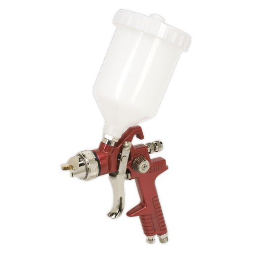 [HVLP741] Sealey Workshop Series HVLP Gravity Feed Spray Gun 1.3mm Set-Up