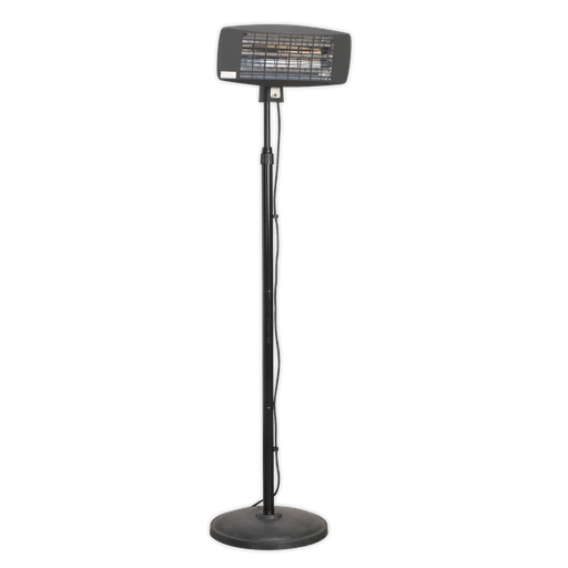 [IFSH2003] Sealey Infrared Quartz Patio Heater with Telescopic Floor Stand 2000W/230V