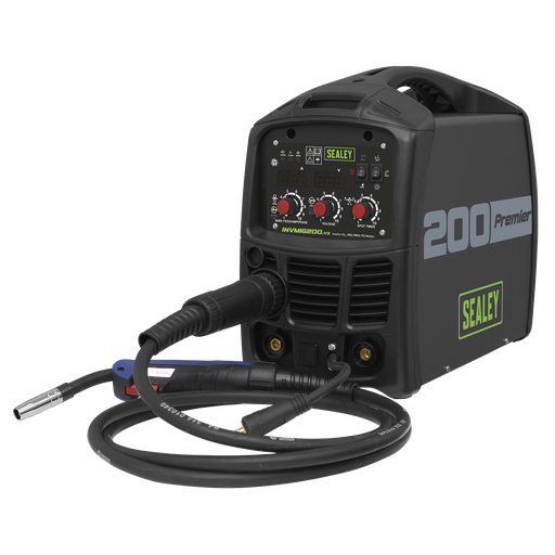 [INVMIG200] Sealey Premier MIG, TIG & MMA Inverter Welder 200A