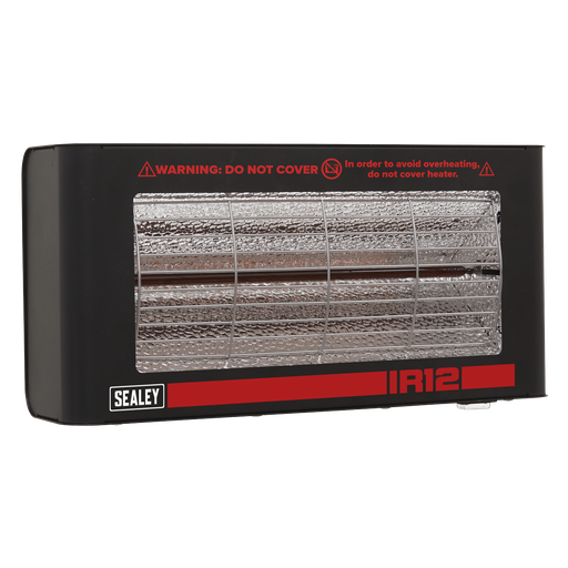 [IR12] Sealey Wall Mounting Infrared Quartz Heater 1.2W/230V