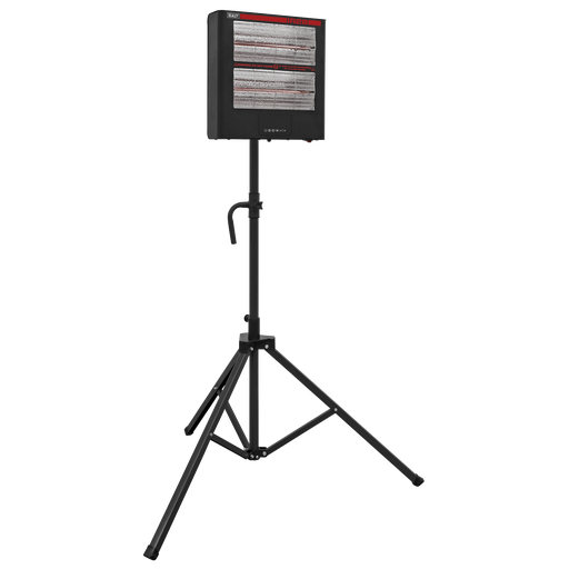 [IR28CT] Sealey Infrared Quartz Heater with Tripod Stand 230V 1.4/2.8kW
