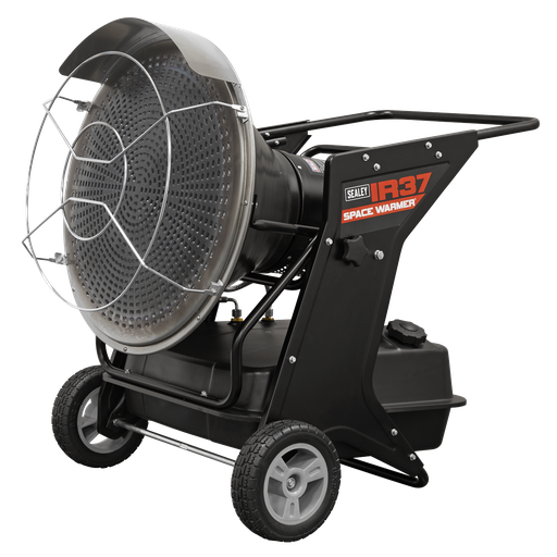[IR37] Sealey Space Warmer® Infrared Kerosene/Diesel Heater with Wheels 136,000Btu/hr