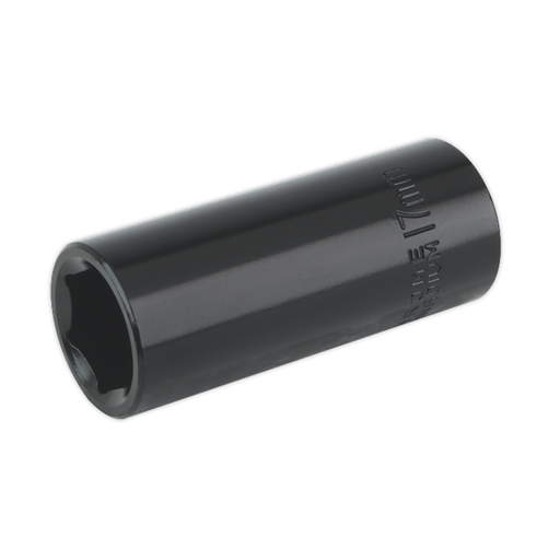 [IS3817D] Sealey Premier Deep Impact Socket 3/8"Sq Drive 17mm