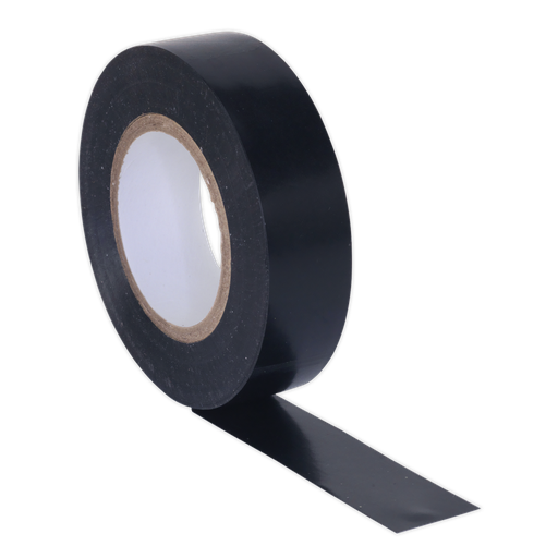 [ITBLK10] Sealey PVC Insulating Tape 19mm x 20m, Black - Pack of 10