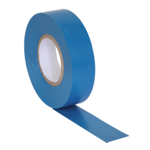 [ITBLU10] Sealey PVC Insulating Tape 19mm x 20m, Blue - Pack of 10