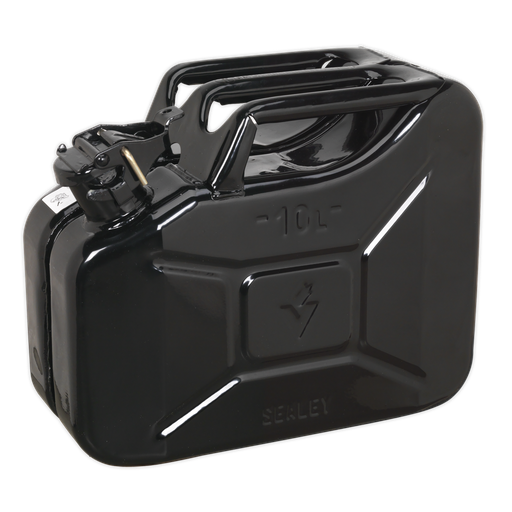 [JC10B] Sealey Jerry Can 10L - Black