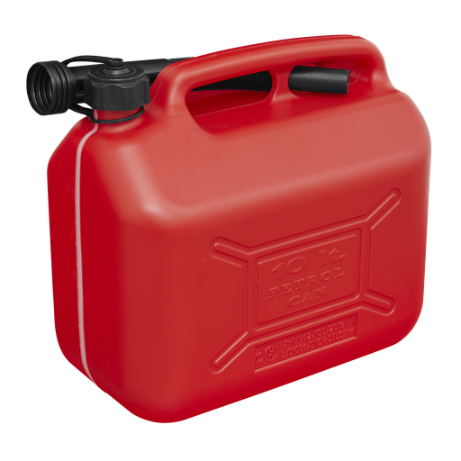 [JC10PR] Sealey Fuel Can 10L - Red