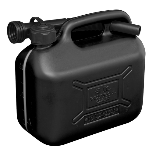 [JC5B] Sealey Fuel Can 5L - Black