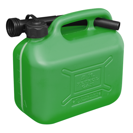 [JC5G] Sealey Fuel Can 5L - Green