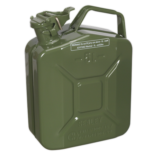 [JC5MG] Sealey Jerry Can 5L - Green