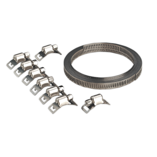 [JC97] Sealey Self-Build Hose Clip Set 8mm Band Width