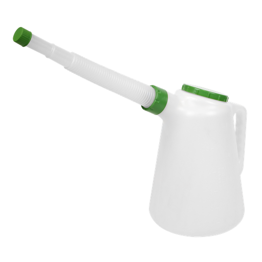 [JDL5G] Sealey Oil Container with Flexible Spout 5L - Green Lid
