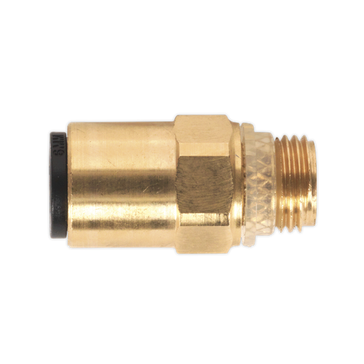 [JGBC618] Sealey John Guest® Speedfit® Brass SuperThread Straight Adaptor 6mm x 1/8"BSP - Pack of 2