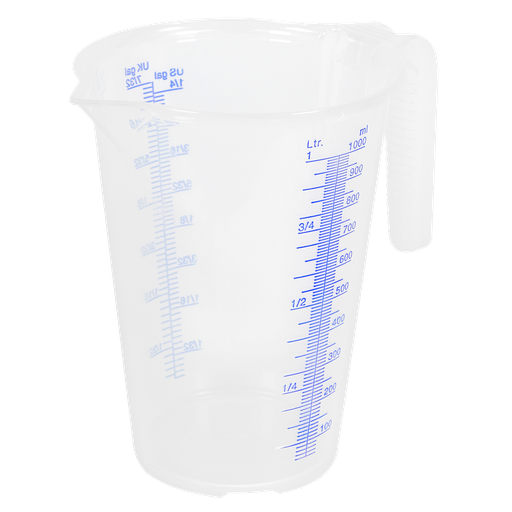 [JT1000] Sealey Translucent Measuring Jug 1L