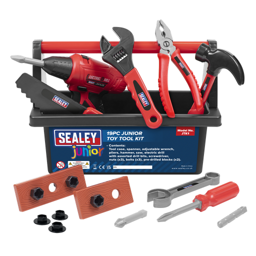[JTK1] Junior Toy Tool Set 19pc