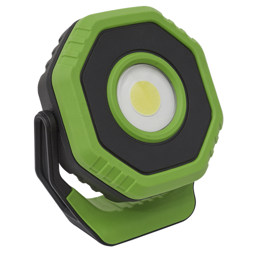 [LED1400P] Sealey 360° Rechargeable Pocket Floodlight with Magnet 14W COB LED - Green