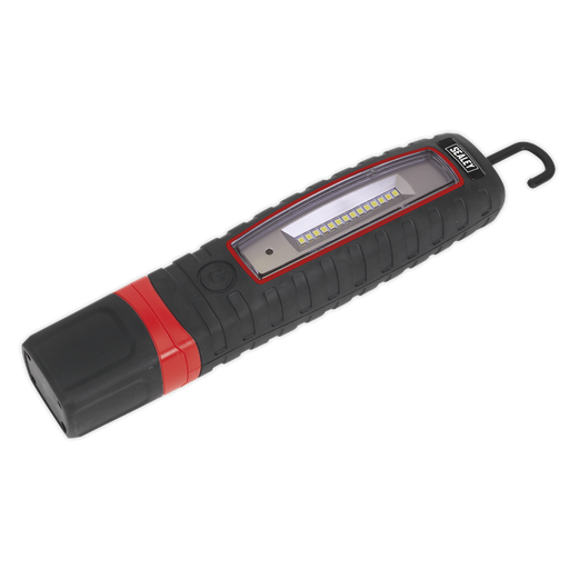 [LED360] Sealey Rechargeable 360° Inspection Light 8W & 3W SMD LED - Black
