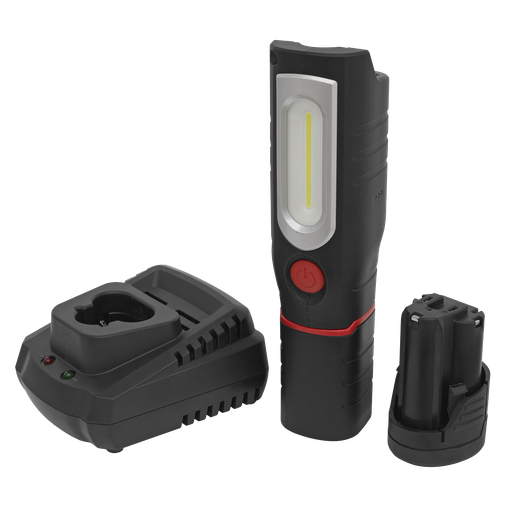 [LED36012VCOMBO1] Sealey SV12 Series 8W COB LED Inspection Light with Battery & Charger Combo 12V