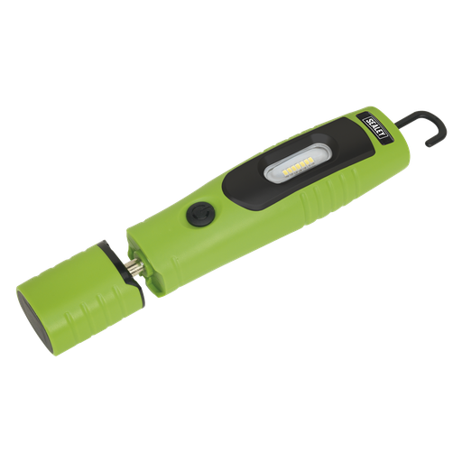 [LED3602G] Sealey Rechargeable 360° Inspection Lamp 4W & 3W SMD LED - Green