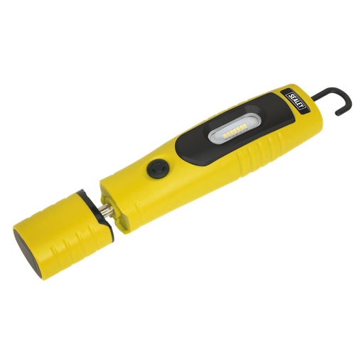 [LED3602Y] Sealey Rechargeable 360° Inspection Light 4W & 3W SMD LED - Yellow