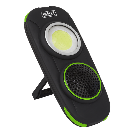 [LED50WS] Sealey Rechargeable Torch with Wireless Speaker 10W COB LED