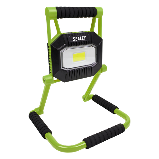 [LEDFL20W] Sealey Rechargeable Portable Fold Flat Floodlight 20W COB LED