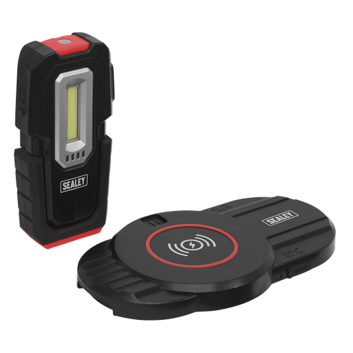 [LEDWCBCOMBO1] Sealey Inspection Light with Single Wireless Charging Base 3W COB & 1W SMD LED