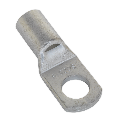 [LT258] Sealey Copper Lug Terminal 25mm² x 8mm - Pack of 10