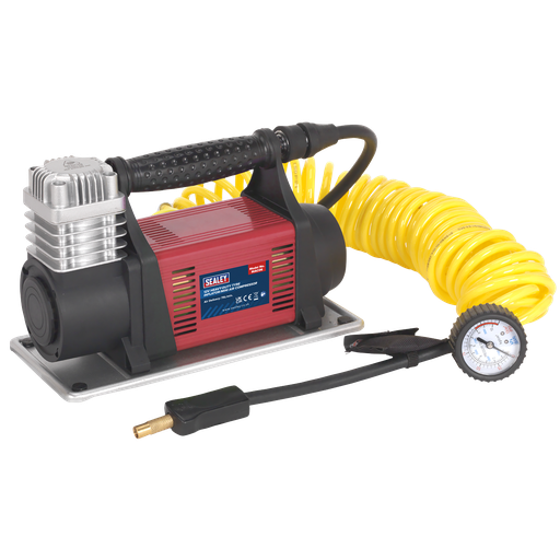 [MAC06] Sealey Heavy-Duty Tyre Inflator/Mini Air Compressor 12V
