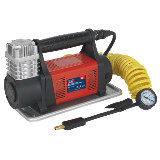 [MAC07] Sealey Heavy-Duty Tyre Inflator/Mini Air Compressor 12V