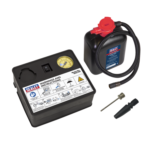[MAC10S] Sealey Tyre Inflator & Emergency Puncture Sealant Kit 12V