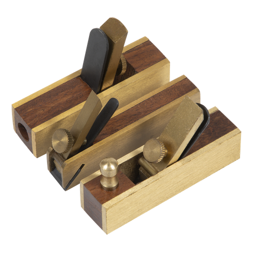 [MBP03] Sealey Mini Brass Plane Set 3pc