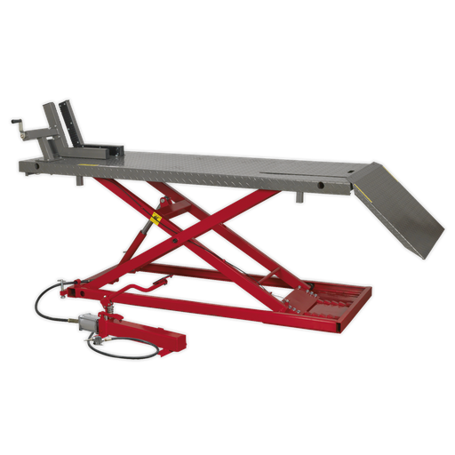[MC680A] Sealey Heavy-Duty Air/Hydraulic Motorcycle Lift 680kg Capacity