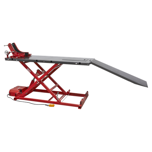 [MC680E] Sealey Heavy-Duty Electro/Hydraulic Motorcycle Lift 680kg Capaci