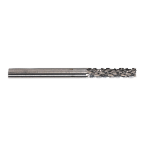 [MCB003] Sealey Micro Carbide Burr Cylinder with End Cutter 3mm - Pack of 3